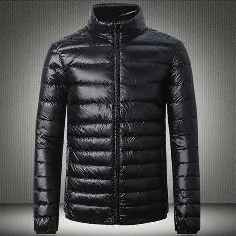 Picture of New Light Down Cotton-padded Jacket Men's Short Vertical Collar Jacket Young Men's Thin Down Cotton-padded Jacket