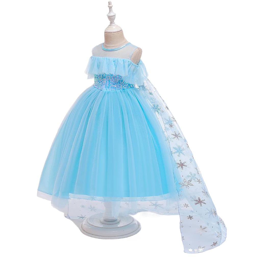 European and American Foreign Trade Independent Station frozen Princess Dress Sleeping Beauty dress Girl Dress Dress