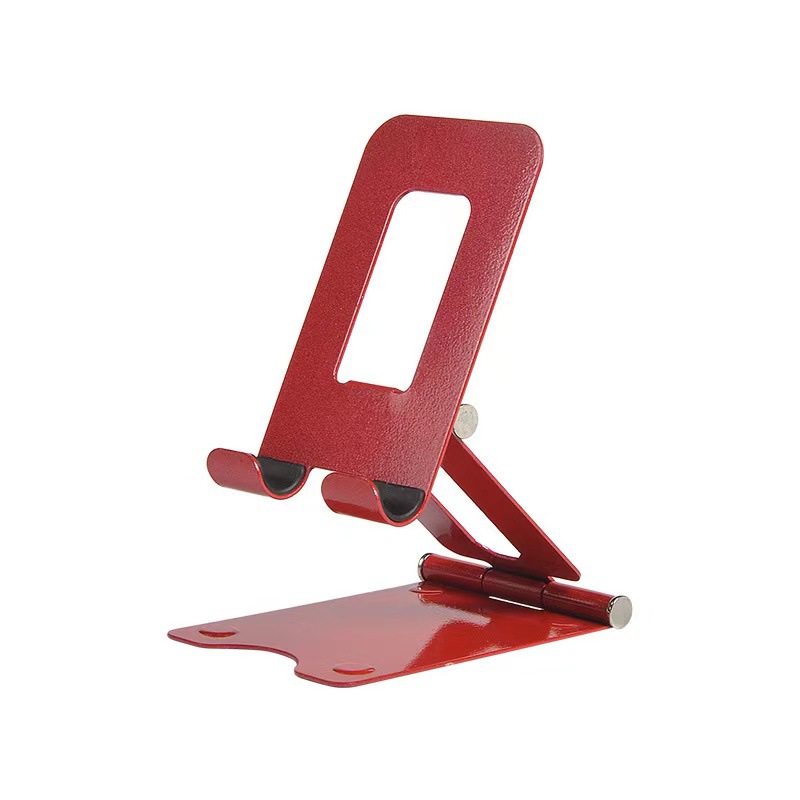 Picture of Metal mobile phone bracket desktop bracket phablet bracket folding adjustment lazy gift support logo can be set