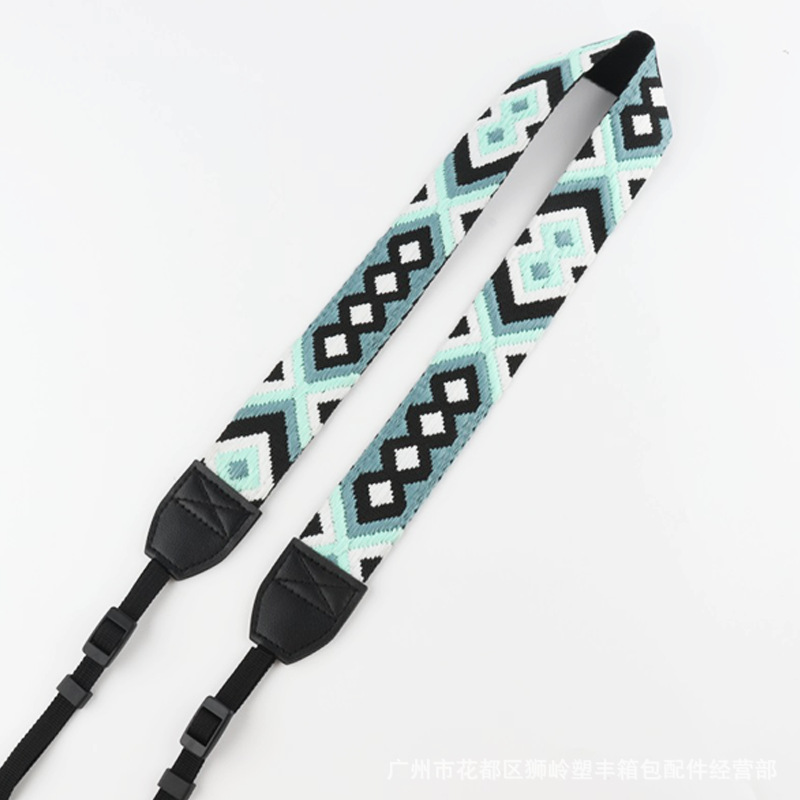 Picture of SLR Camera Shoulder Strap Camera Strap Waterproof Shock Absorbing Decompression 3.8cm Ethnic Jacquard Camera Strap