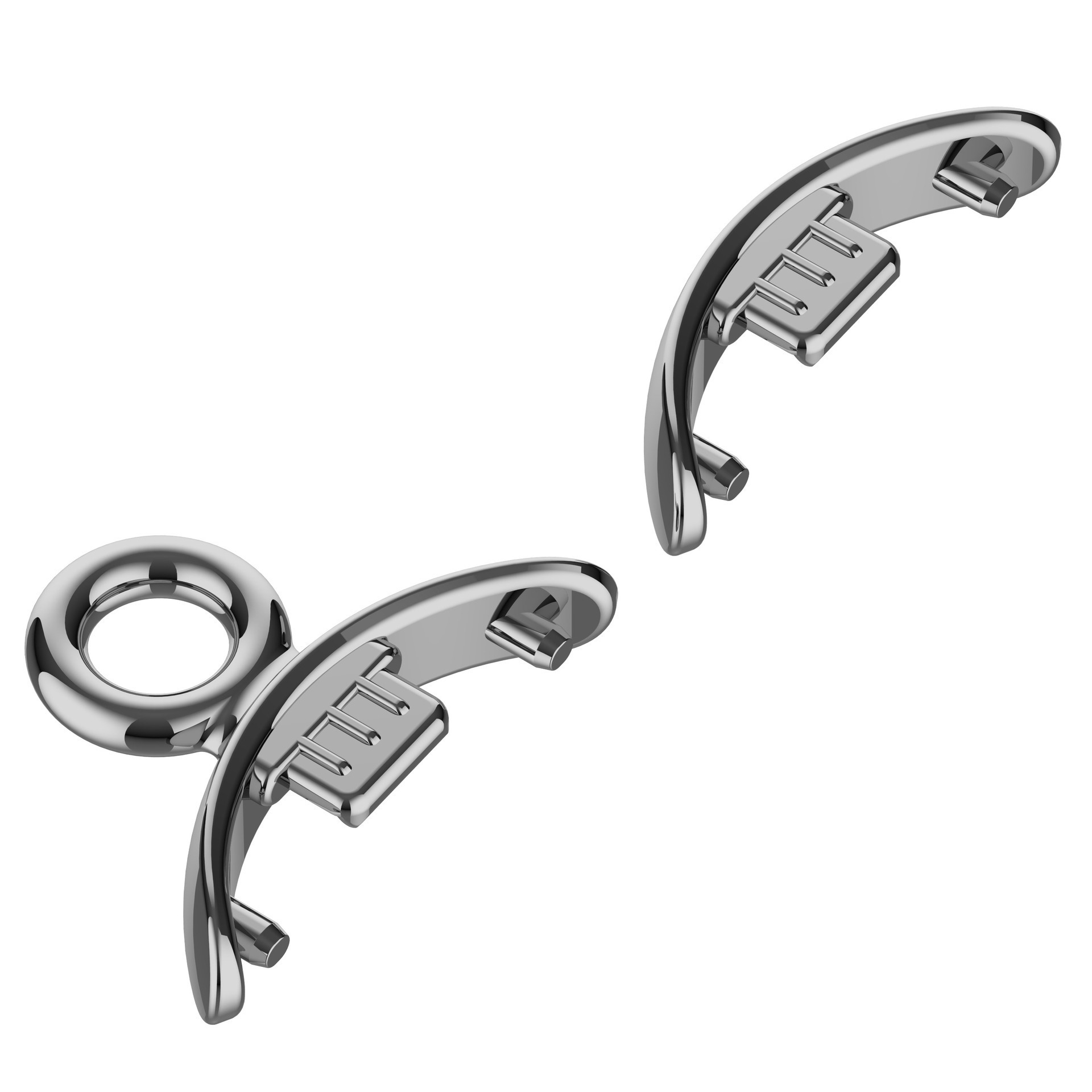 Picture of Suitable for Xiaomi Mi Band 10/9 Necklace Pendant Band8 Metal Head Stainless Steel Strap Connector Belt
