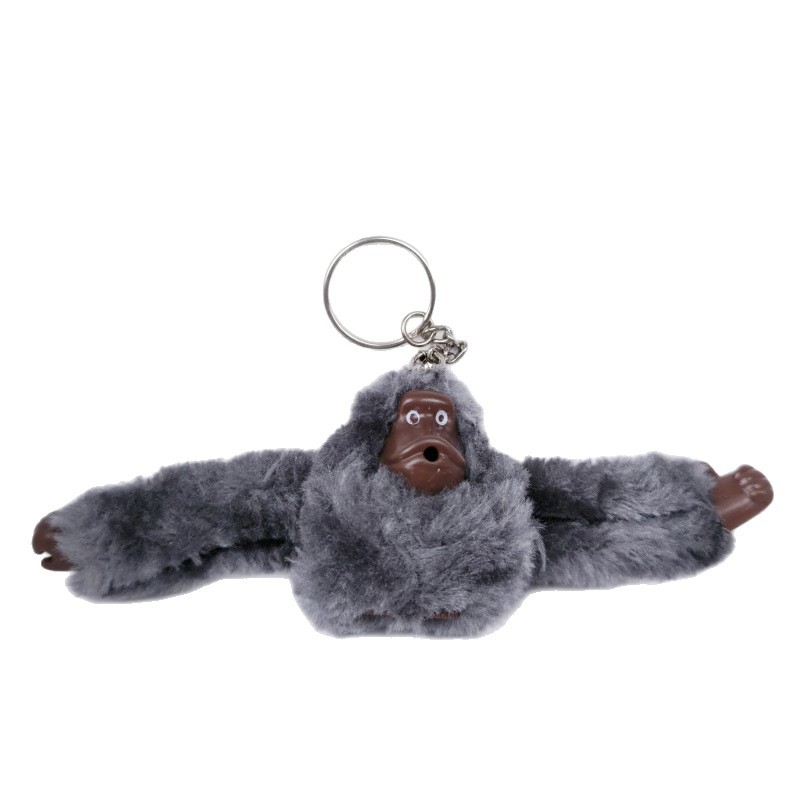 Picture of Plush Toy Long Arm Monkey Bag Pendant Plush Doll Keychain Cute Doll Orangutan Animal Key Ring