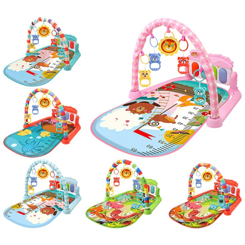 Cross-Border Infant Fitness Stand Toy Newborn 0-36 Months Baby Early Education Enlightenment Educational Pedal Piano Toy