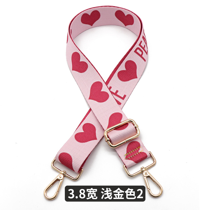 Picture of Colorful Wide Shoulder Strap Bag Strap Accessories Single Shoulder Crossbody Adjustable Bag Replacement Strap Amazon Strap Ribbon Contrast Color