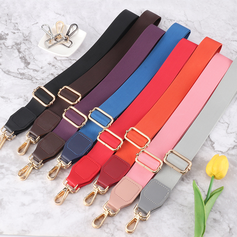 New Color Ethnic Style Jacquard Wide Shoulder Strap Adjustable Women's Bag Accessories Strap Shoulder Crossbody Women's Bag Strap