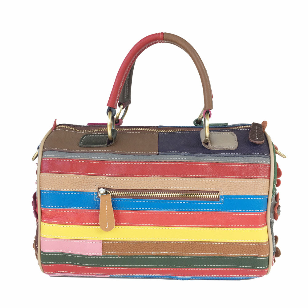 Picture of 2025 Fashion Women's Bag Cowhide Hand-Held Crossbody Bag Hand-Stitched Quilted Flower Bag Plum Blossom Bag Casual Women's Bag