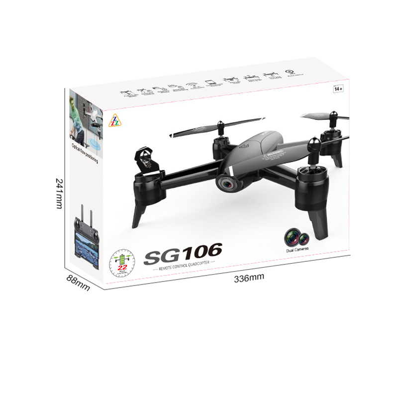 Picture of Cross-border SG106 UAV optical flow 4K HD Dual Camera aerial photography aircraft endurance four-axis remote control aircraft