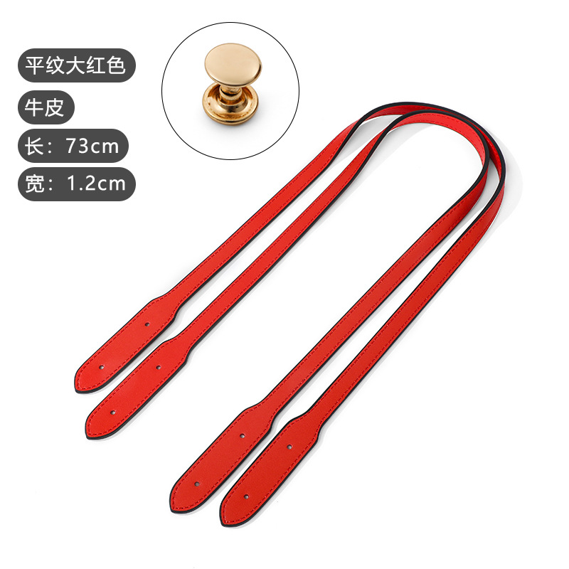 Picture of Suitable tote bag strap replacement strap single shoulder strap single buy women's bag accessories hand strap brown leather hand strap