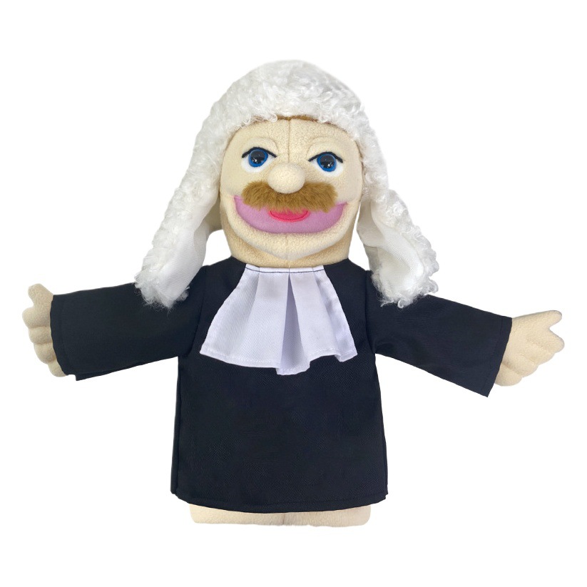 New Cartoon Half-body Professional Character Hand Doll Kindergarten Parent-child Games Plush Toy Family Early Education Doll