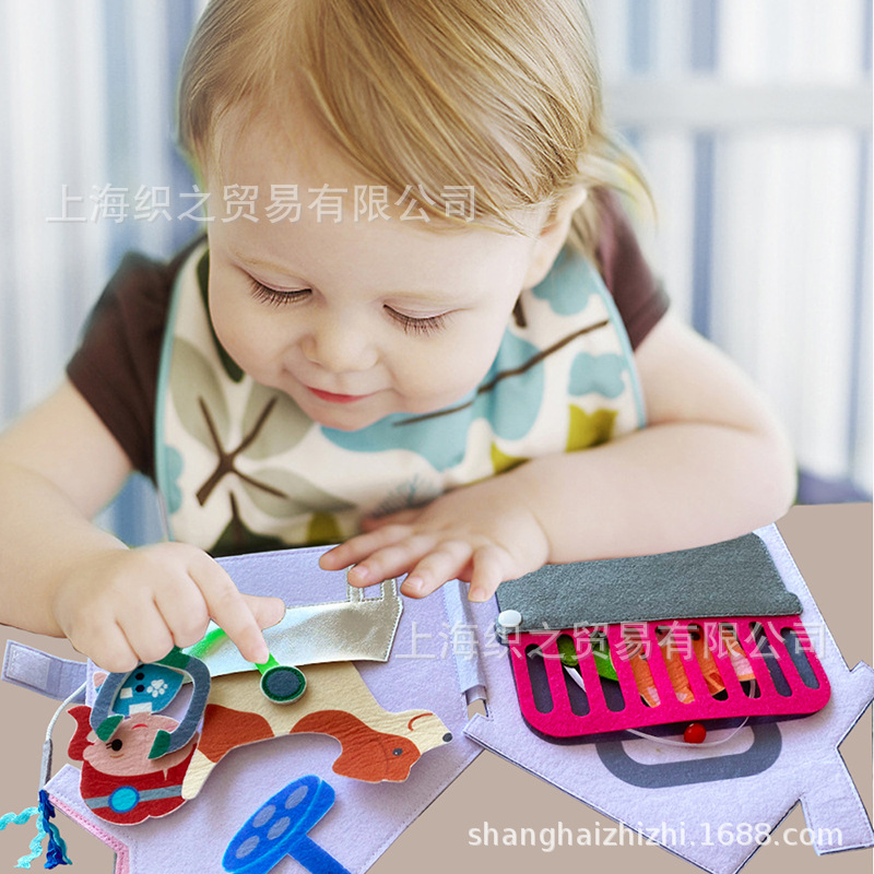 Picture of Movebo Cross-Border Kidsren's Cloth Book Pet Hospital Baby Early Education Educational Felt Toy