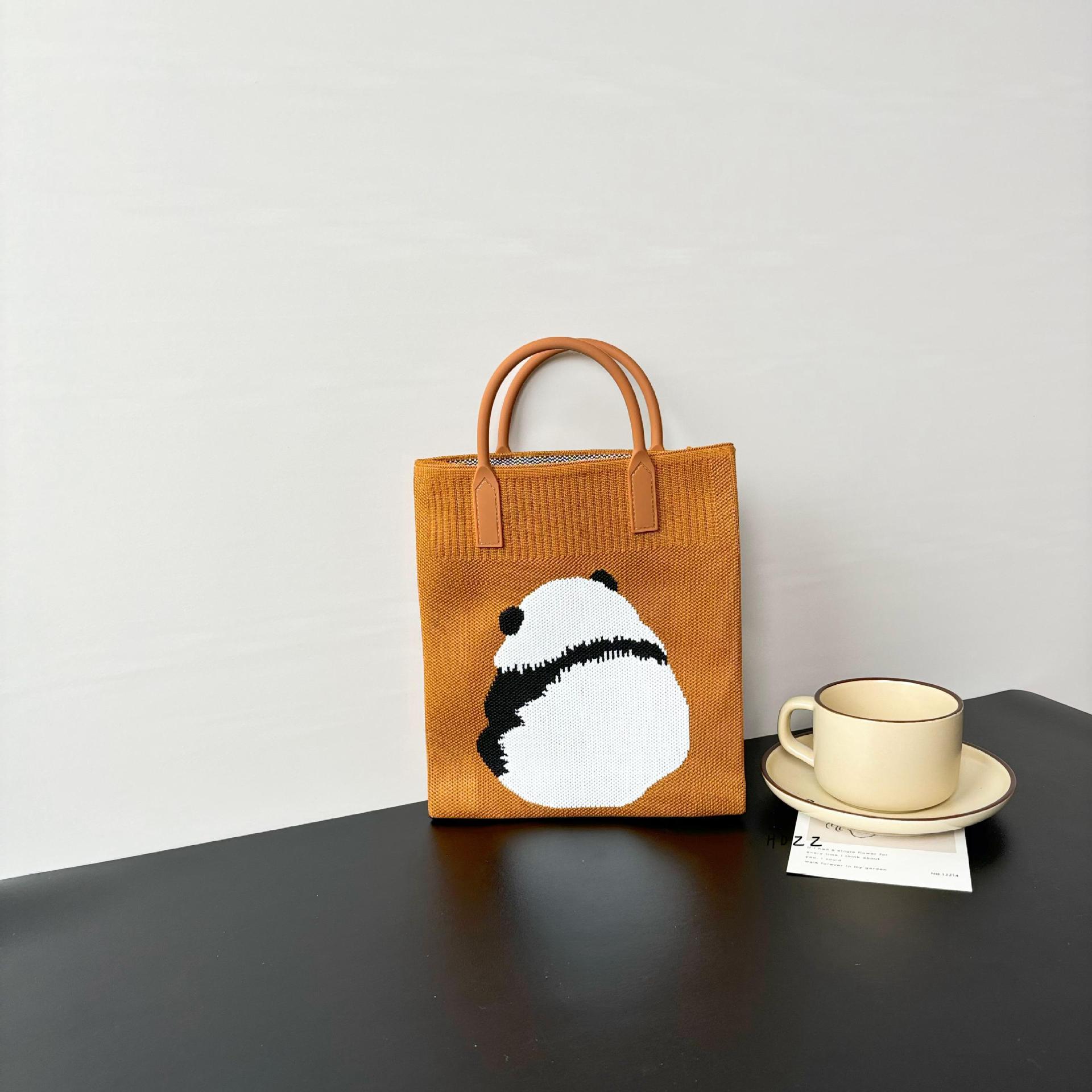 Picture of New Large Capacity Knitted Bag Advanced Sense Ins Mobile Phone Bag Niche Shoulder Crossbody Bag Cartoon Fashion Handbag