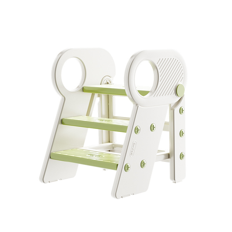 Picture of Baby Washing Step Stool Children's Armrest Stool Baby Stair Washing Table Step Stool Washing Ladder Folding