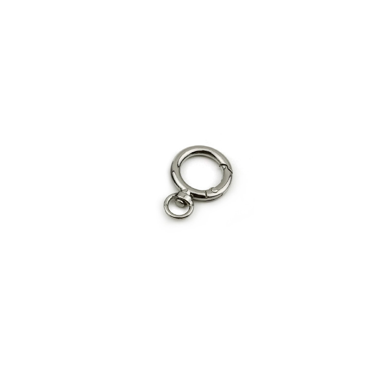 Picture of Spot wholesale 8-shaped universal tail spring buckle bag hardware accessories pendant key opening ring connection buckle