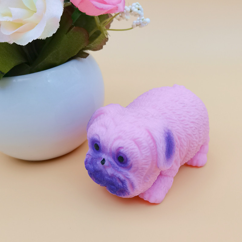 Picture of New exotic decompression creative toy pug soft glue decompression stretch pink pig vent simulation puppy wholesale