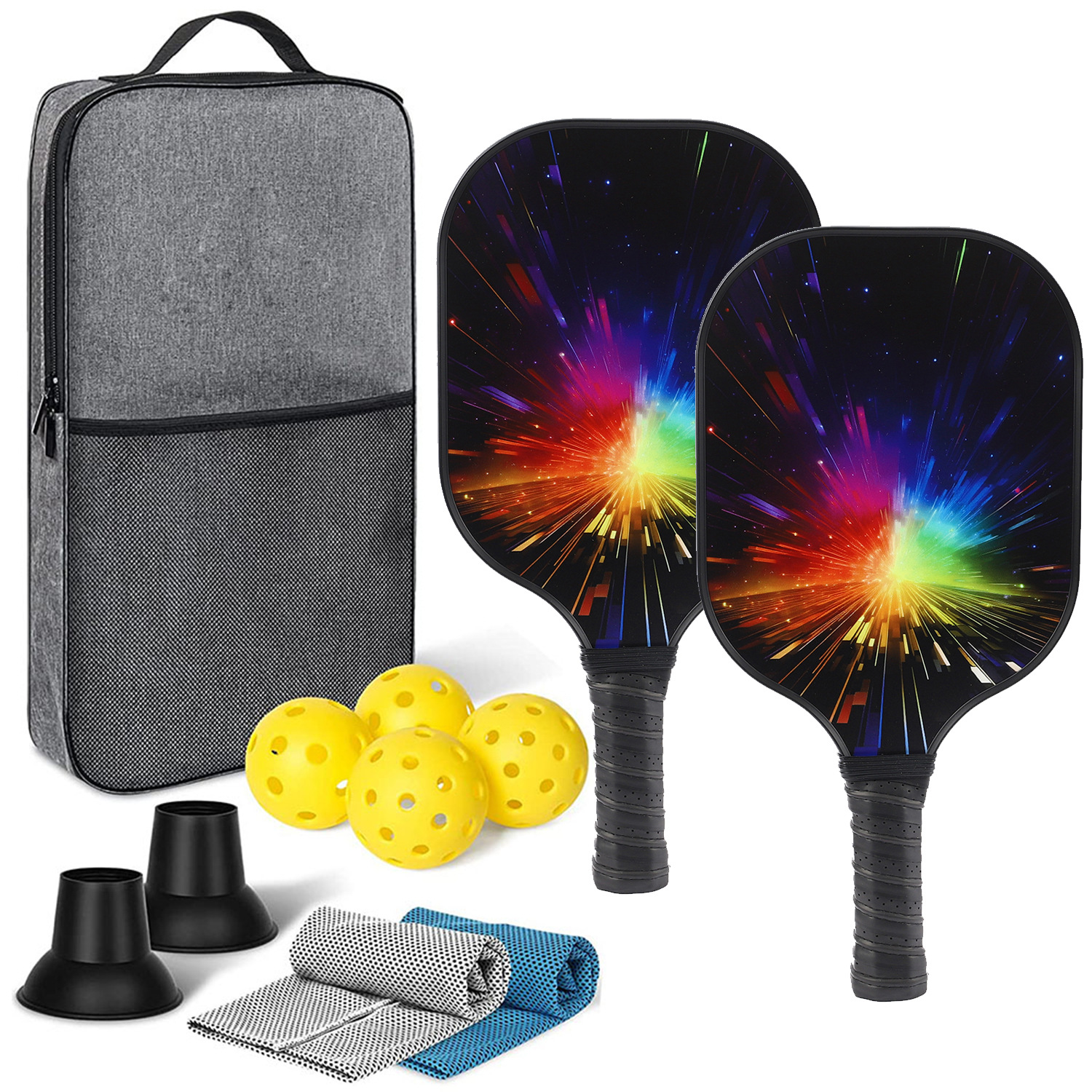 Picture of Carbon Fiber Pickleball Racket Honeycomb Board Outdoor Sports Carbon Pickleball Racket Cross-Border Pickleball Paddle