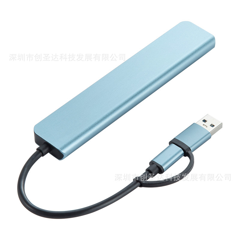 Picture of Expansion dock Type c 3.0hub octave 1 laptop tablet dual-head 2-in -1 splitter with audio