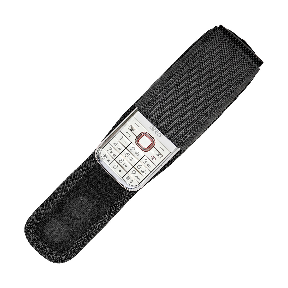 Picture of Button old man old man small mobile phone waist bag iron buckle belt vertical Oxford cloth magnetic multi-function tool kit