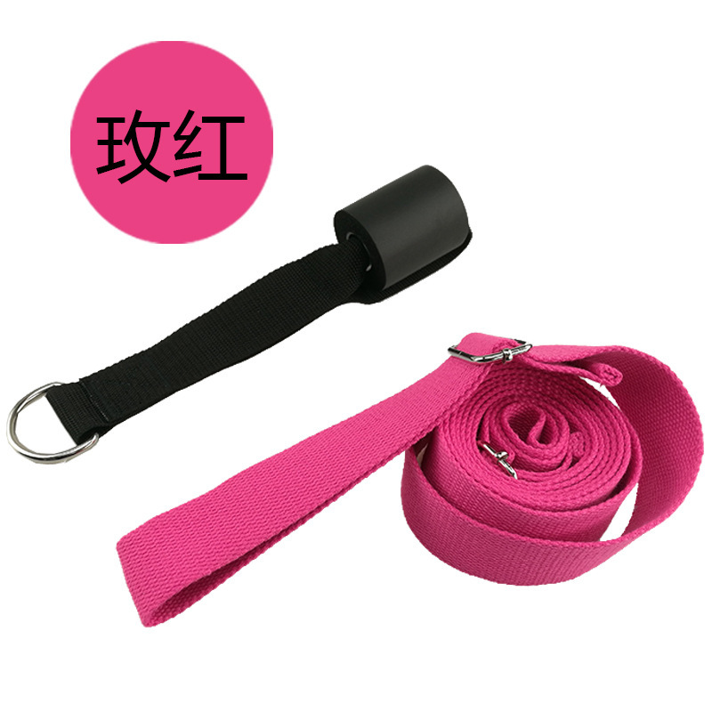 Picture of On the door a word horse split crotch fork ligament stretch split training rope dance soft open lower waist training Belt