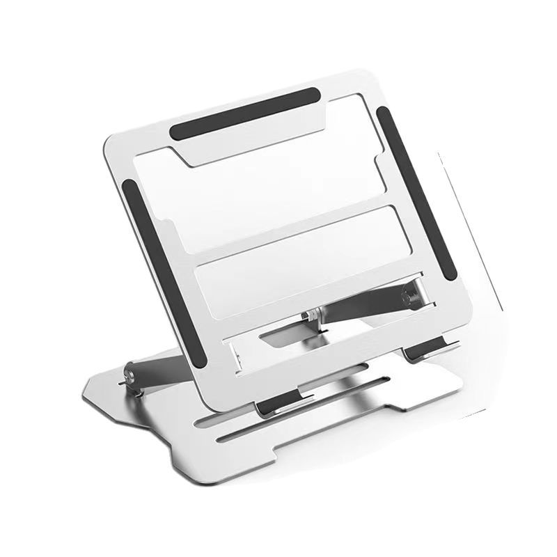 Picture of Metal Laptop Bracket Computer Bracket Steel Gold Lifting Portable Elevator Rack Base Folding Heat Rack