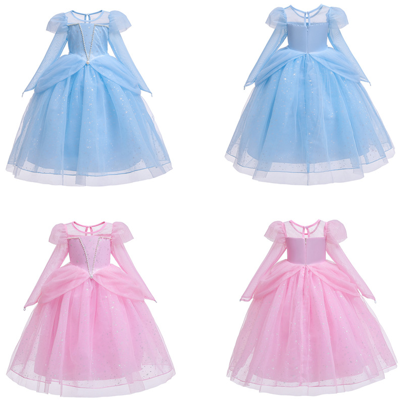 Picture of 2025 Export Kidsren's Clothing Autumn and Winter Princess Dress Girls Long-Sleeved Dress Kidsren's Halloween Costume Dropshipping