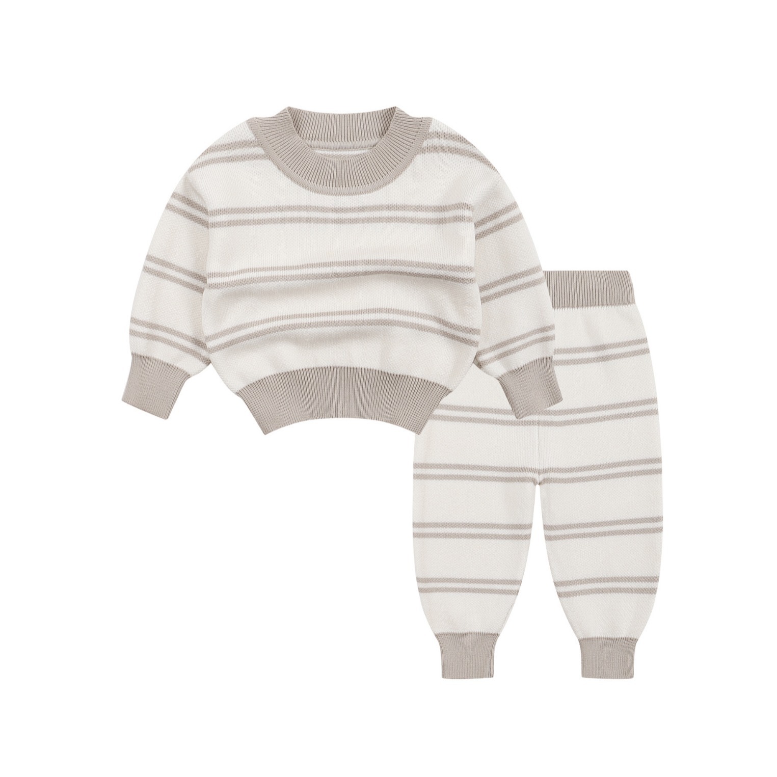 Picture of Baby sweater suit autumn baby bottoming pullover round neck Spring and Autumn Sweater sweater sweater sweater fashion