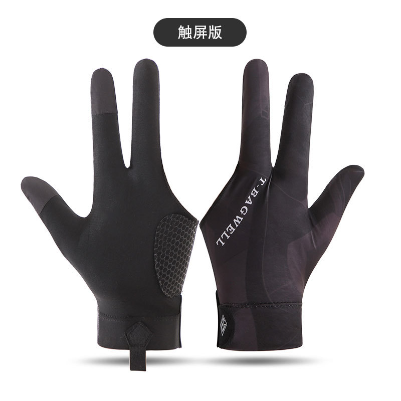 Picture of Billiards Gloves Three Finger Professional High-end Non-slip Thin Breathable Snooker Billiards Gloves Finger Billiards Gloves A3