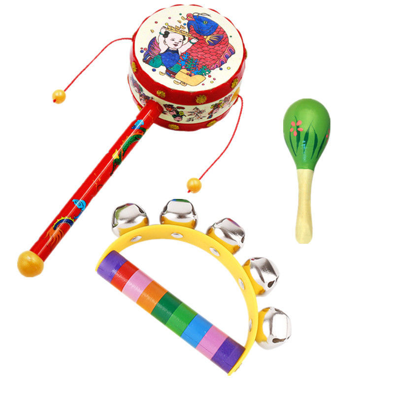 Picture of Newborn baby sand hammer rattle early education puzzle hand bell baby grip training toys 0-6-8-12 months children