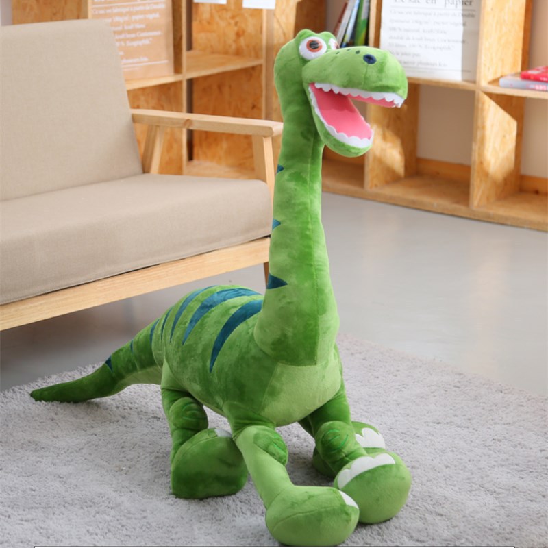 Picture of Dinosaur plush toy large doll sleeping pillow cute Ragdoll Boys Girls green Tyrannosaurus doll