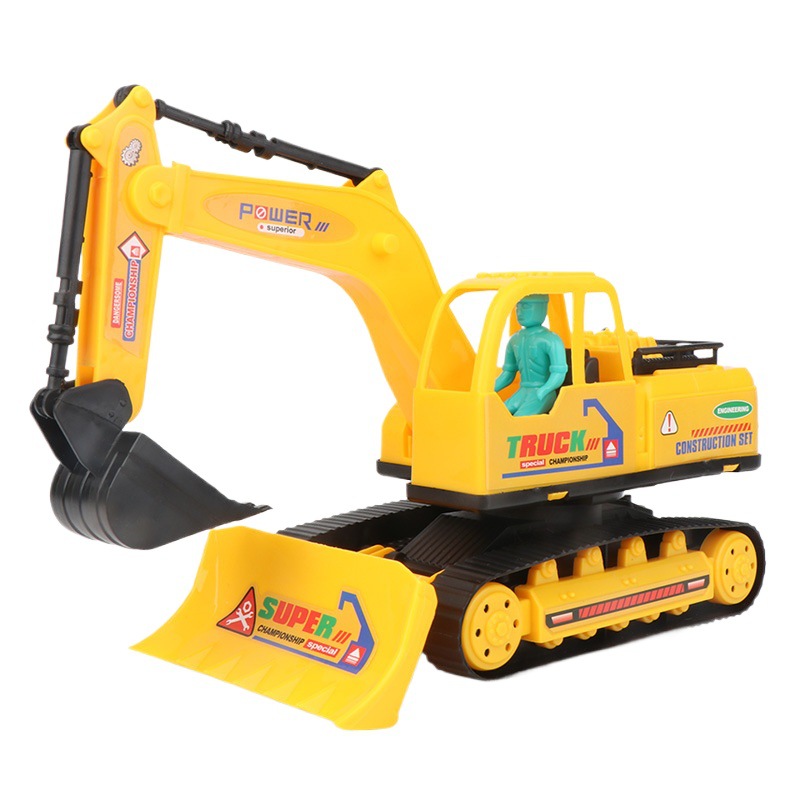 Picture of Children's large beach play inertia simulation engineering vehicle city engineering team excavator model boy toy