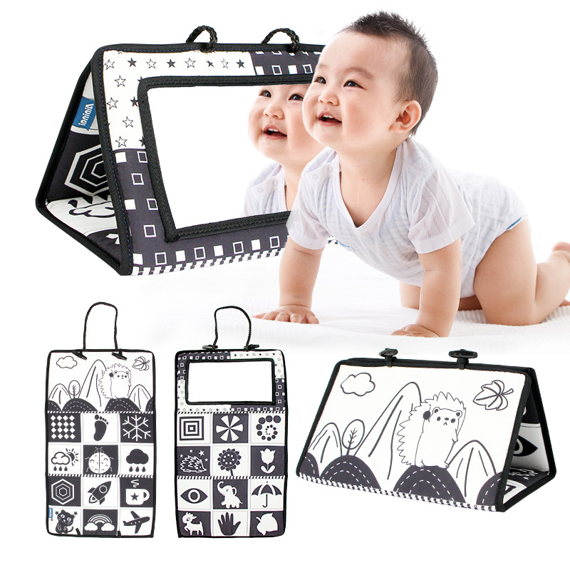 Picture of New Visual Stimulation Haha Mirror 0-3 Years Old Baby Mirror Toy Baby Foldableable Car Pendant Wholesale