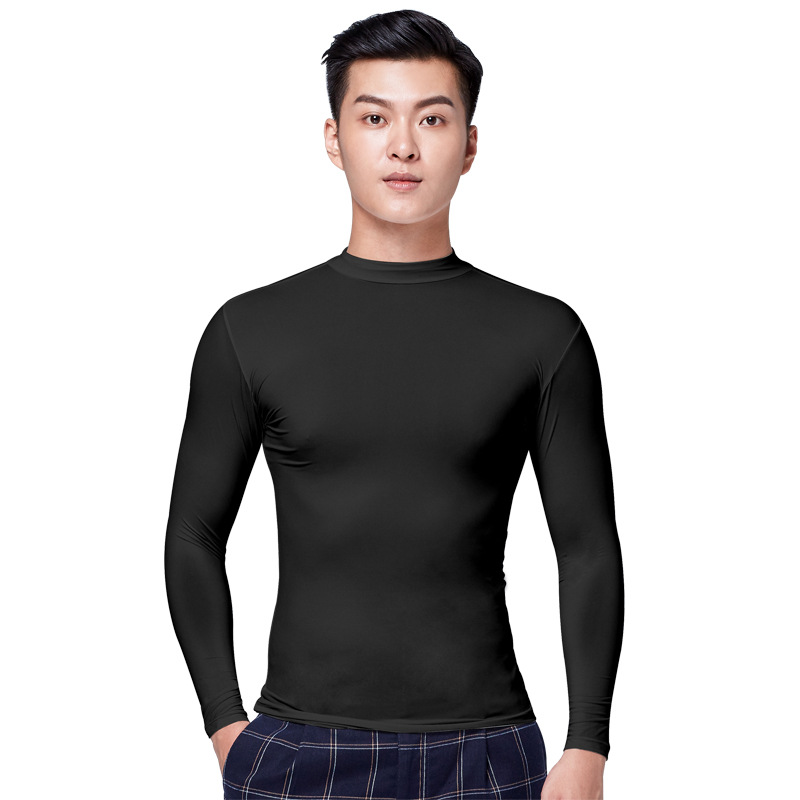 Picture of Polo Golf Golf Clothing Men's Long-Sleeved T-Shirt Sun Protection Clothing Ice Silk Bottoming Shirt Quick-Drying