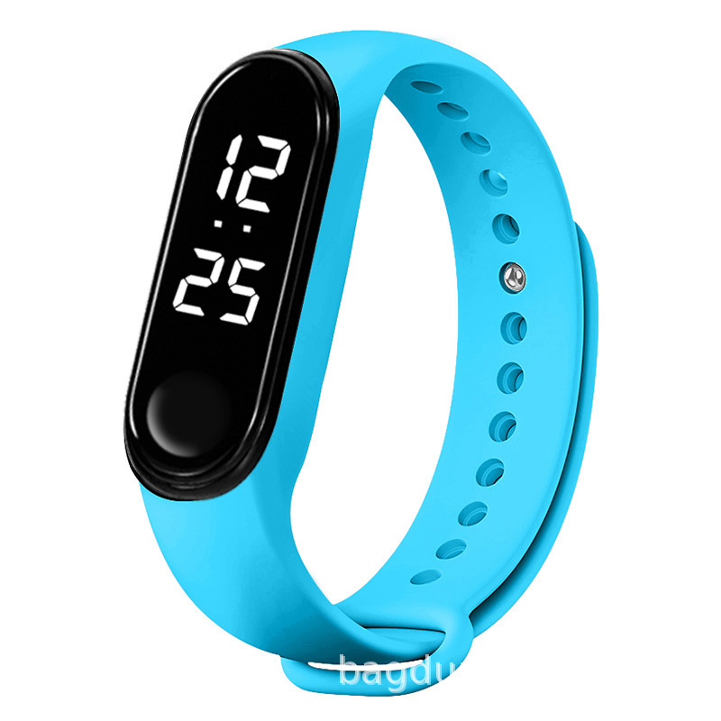 Picture of Ic Sensor Unlocking Bracelet Fingerprint Lock Special Bracelet Community Access Control Card Swipe Bracelet with Time Function