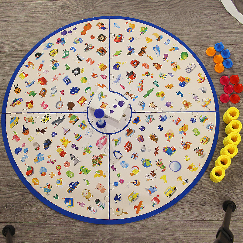 Picture of Children's puzzle board games parent-child interaction to find pictures to improve concentration memory training toys boys 4-6 years old 5
