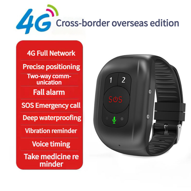 Picture of Cross-border e-commerce cream foreign trade Netcom 4G children's positioning smart watch children's phone watch GPS HD