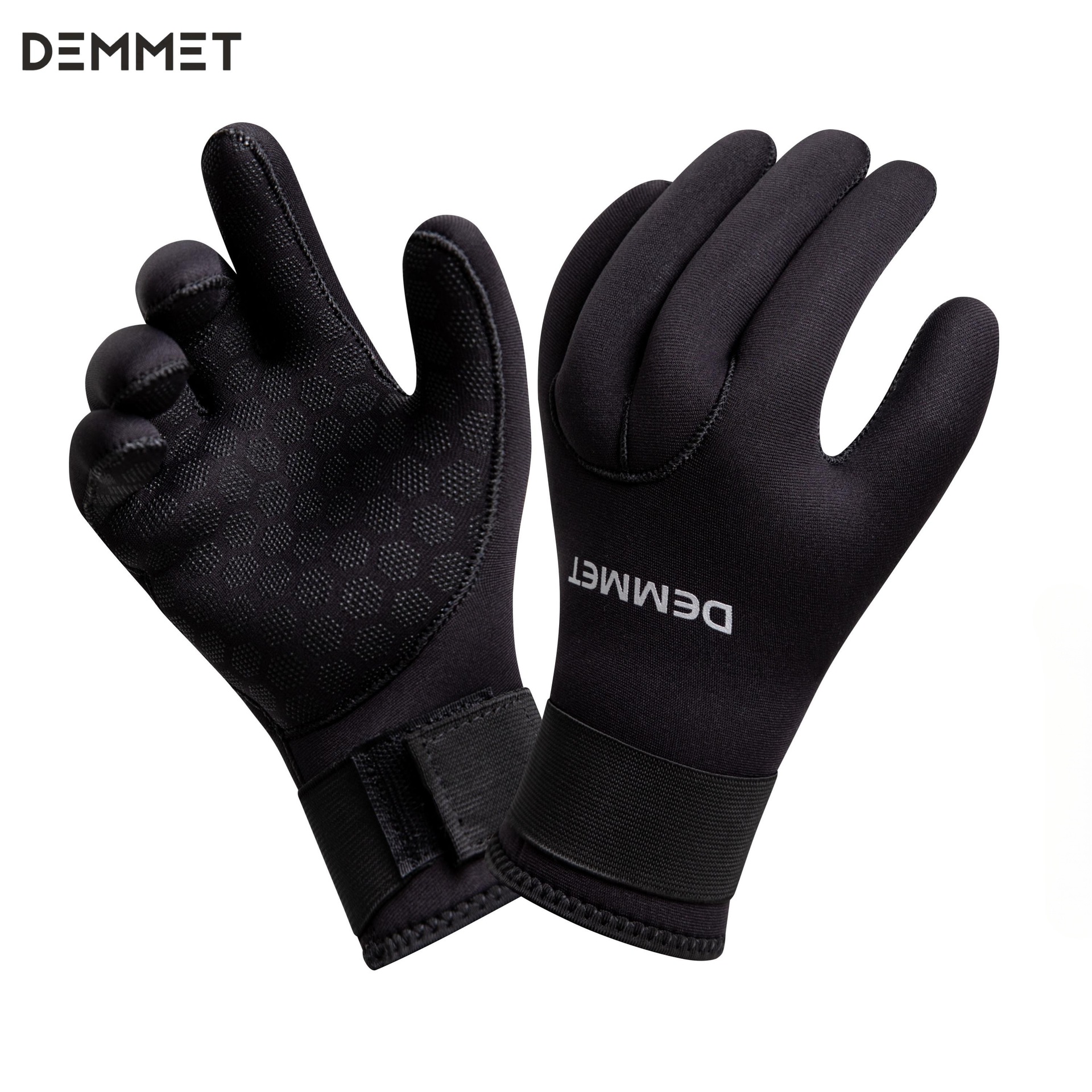 Picture of Cross-border diving gloves 3/5MM men's and women's non-slip anti-thorn wear-resistant snorkeling swimming gloves warm cold-proof in stock winter
