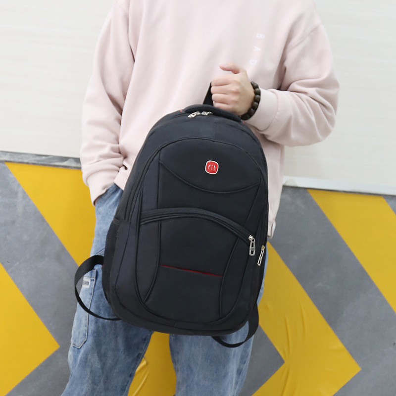 Picture of Cross-border Business Backpack Men's Waterproof Backpack Casual Multifunctional Computer Bag Student School Bag Printed logo