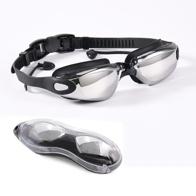 Picture of in stock factory direct wholesale adult anti-fog swimming goggles myopia swimming goggles racing swimming glasses silicone swimming goggles