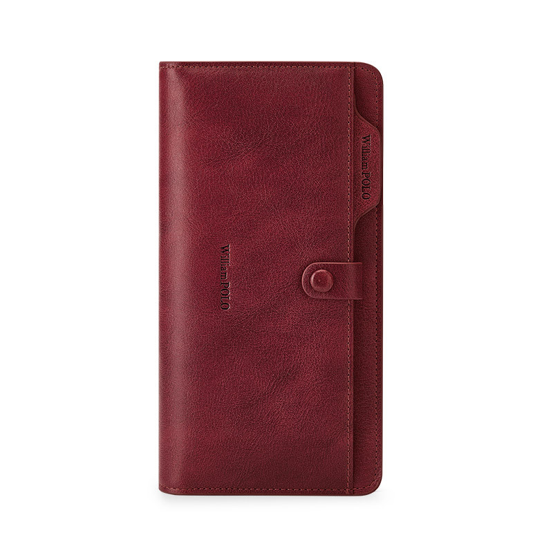 Picture of Emperor Paul Wallet Women's Long Wallet First Layer Cowhide Wallet Coin Purse Driver's License Wallet Women's Wallet Genuine Leather