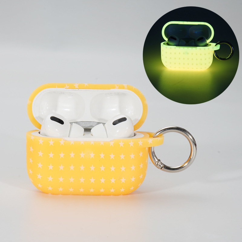 Picture of New applicable airpods protective case for apple 3 generation luminous earphone case airpods pro2 earphone protective case