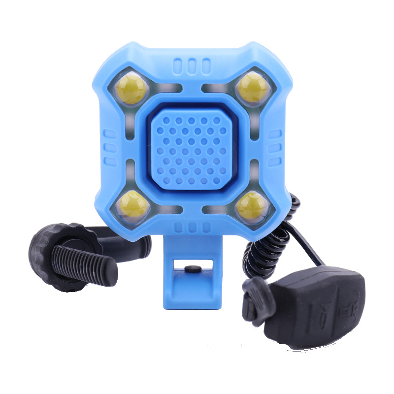 Picture of Mountain Bike Light usb Rechargeable Horn Light Road Bike LED Bike Night Riding Rain Warning Pack Riding Accessories