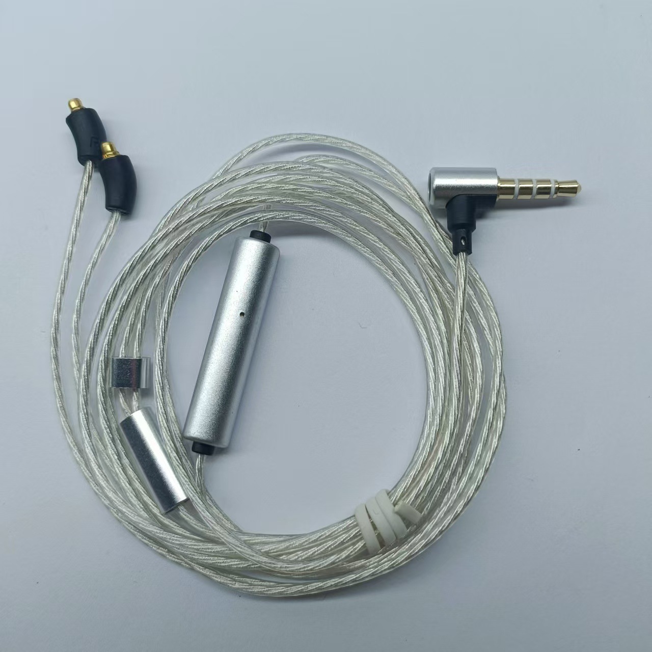 Picture of Applicable to Xie Lantu Headset MMCX Interface Silver Plated Headphone Line SE215 SE535 SE846 IE900 Audio