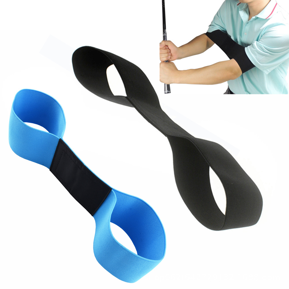 Picture of Golf Swing Hand Movement Corrector Swing Posture Fixed Elastic Band Arm Auxiliary Posture Correction Belt