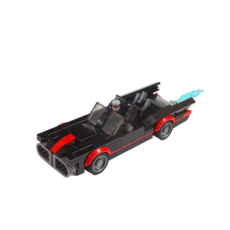 Picture of MOC building blocks assembling building blocks 1966 version batwing car toys suit educational assembling boy toys