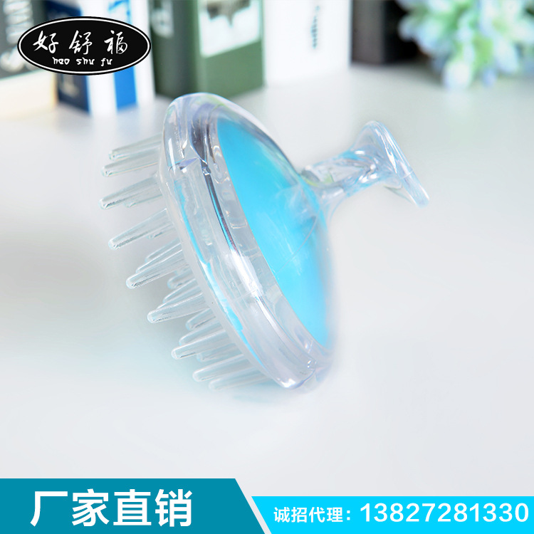 Picture of Silicone Shampoo Brush, Head Massage Comb, Scalp Shampoo, Anti-Dandruff, Anti-Itch, Head Scratcher, Hair Shampoo Artifact Wholesale