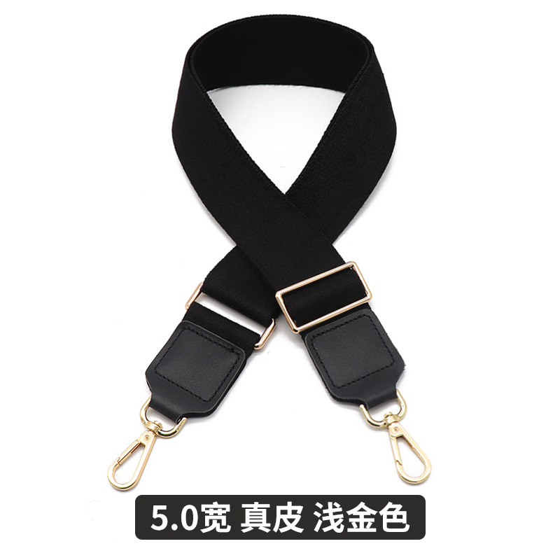 Picture of Women's Bag Solid Color Black Crossbody Shoulder Strap Replacement Bag Strap Shoulder Strap Adjustable Wide Shoulder Strap Strap Accessory Replacement Strap