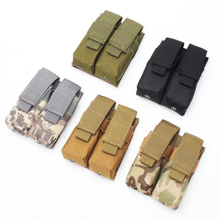 Picture of Small Double Bag Flashlight Bag 9mm Double Molle Vest Accessory Bag Outdoor EDC Tool Bag