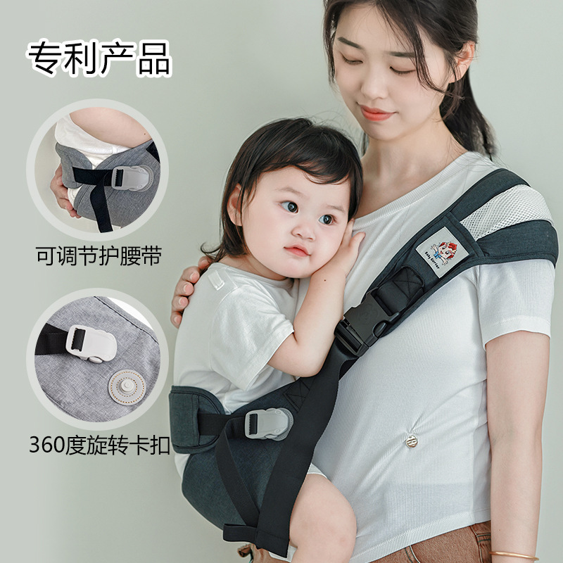Picture of Baby Strap Baby Holding Artifact for Going Out Multifunctional Single Shoulder Crossbody Lightweight Big Kids Simple Front Holding