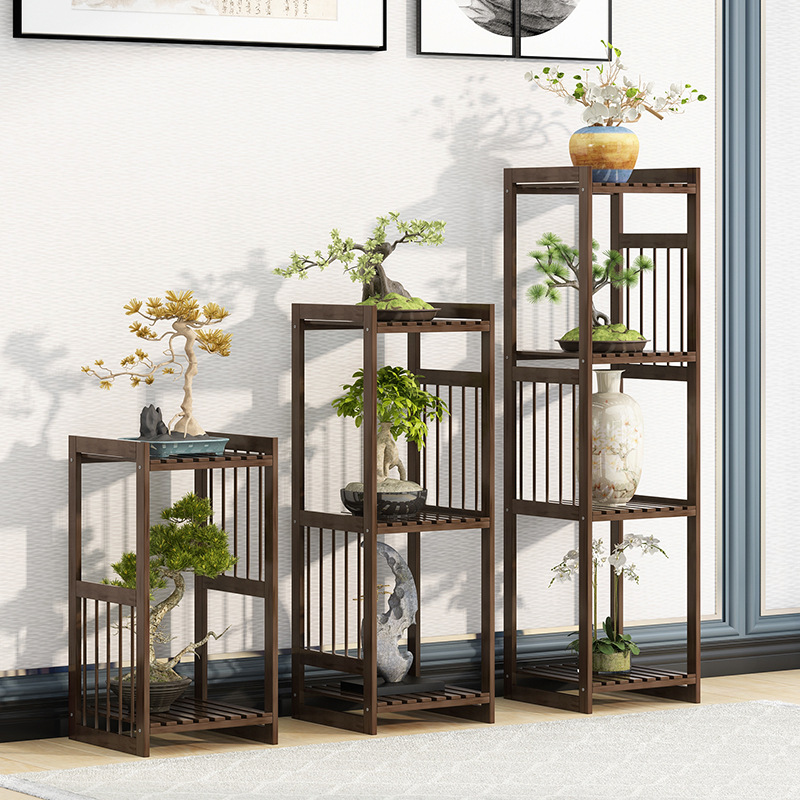 Picture of Household Living Room Indoor Fleshy Flower Rack Balcony Multi-layer Floor-standing Flower Rack Pot Rack Simple Windowsill Storage Rack