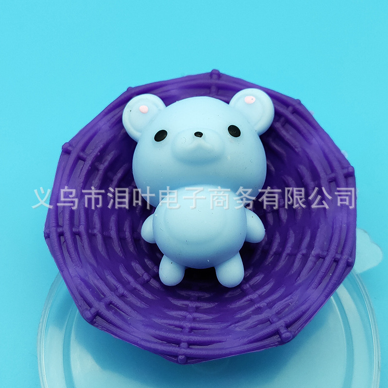 Picture of Cross-border soft Glue Creative students decompression stall selling decompression pinch music small animal vent toys small dumplings