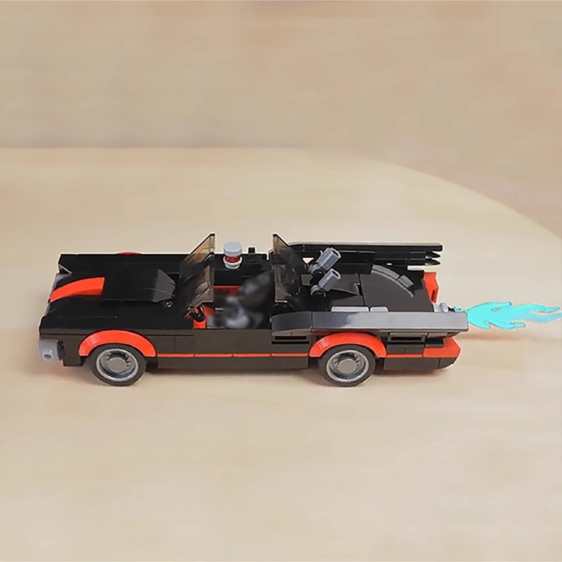 Picture of MOC building blocks assembling building blocks 1966 version batwing car toys suit educational assembling boy toys